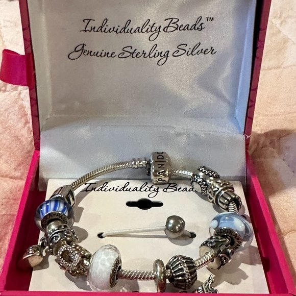 Pandora Style Charm Bracelet - Picture 1 of 10